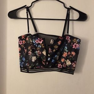 Victoria's Secret Very Sexy Unlined Strapless Floral Bralette